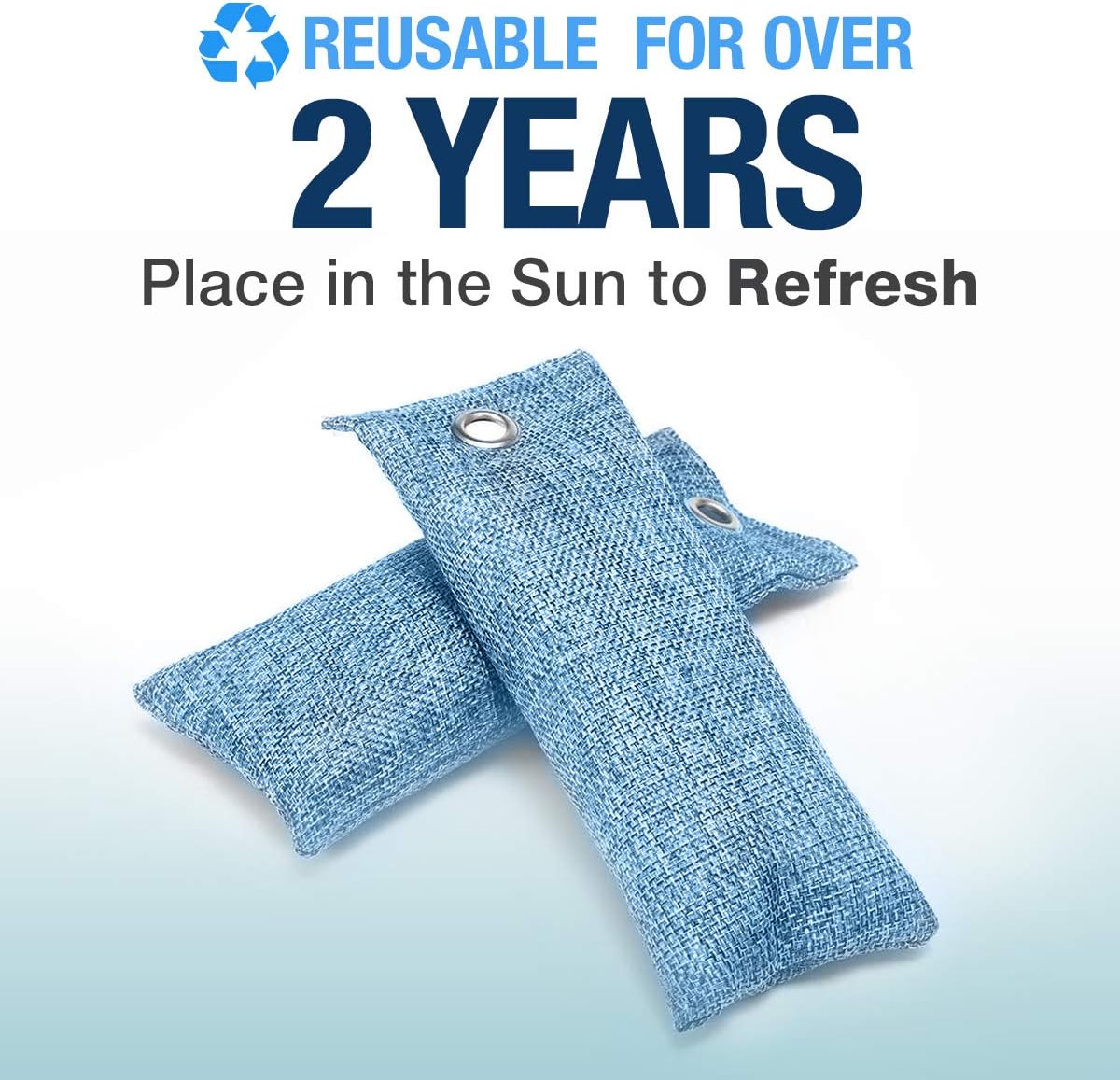 Charcoal Bags for Absorbing Odor: Four Charcoal Deodorizer Bags for Shoe Odor, Fridge Smells, Car Freshening, and Closet Deodorizers: Kitchen & Dining