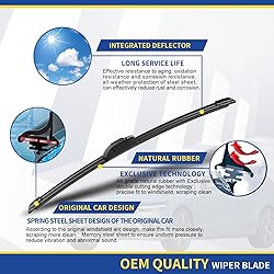 3 Wipers Factory Replacement For 2011 2012 2013