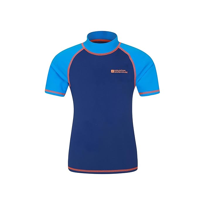 Buy Short Sleeves Kids Rash Vest UPF50+ Sun Protection Rash Guard