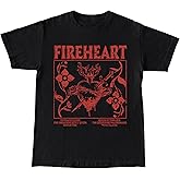 Fireheart Throne of Glass Shirt - Sarah J Maas Manon Blackbeak Aelin T-Shirt for Fans