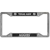 Rico Industries NCAA Pewter License Plate Frame 12" x 6"