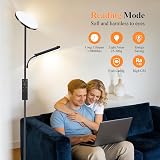 LUCKEA LED Uplighter Floor Lamp 2700K-6500K Remote Touch 42W view 3
