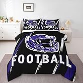 Erosebridal Baltimore Comforter Sets Gridiron Gifts Bedding, City Seasonal Color Twin Bed Sets for Adults Kids Rugby Sports Football Decor for Boys Bedroom - 1 Comforter 1 Pillowcase