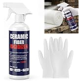 Mysora Rigidizer for Ceramic Fiber Coating, 2300F Rated, 16 Oz Rigidizer | Fiber Insulation Rigidize with Spray Nozzle,1 Pair of Nitrile Glove, for Kaowool Surface Hardener Ceramic Blanket Boards Wool