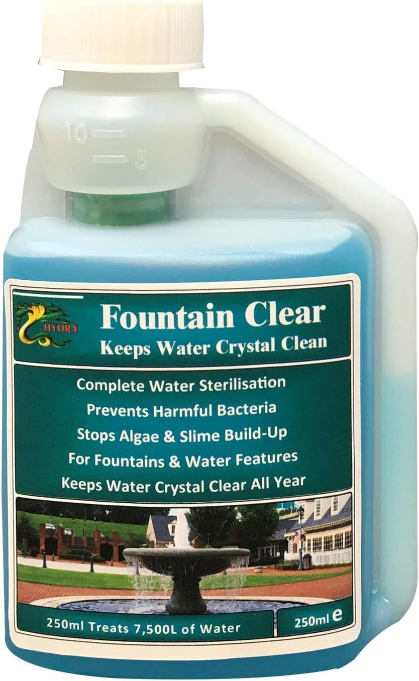 HYDRA Fountain Clear Best Water Feature Cleaning Fountain Cleaner