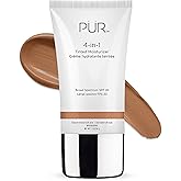 PÜR MINERALS 4-in-1 Tinted Moisturizer With SPF 20 - Hydrating Face Moisturizer, Primer, & Foundation With Shea Butter, Aloe Vera & Vitamin B3 - Vegan Friendly - Free of Paraben, Gluten & BPA