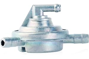 QAZAKY Fuel Pump Gas Valve Carburetor Petcock Shut Off Switch Carb for GY6 50cc 60cc 80cc 90cc 110cc 125cc 150cc 200cc 250cc 139QMB 152QMI 157QMJ ATV Scooter Go Kart Moped Motorcycle Chinese 3 Port