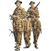 Tamiya 300035223 1:35 WWII British Infantry Patrol Group Pack, 5 Soldiers