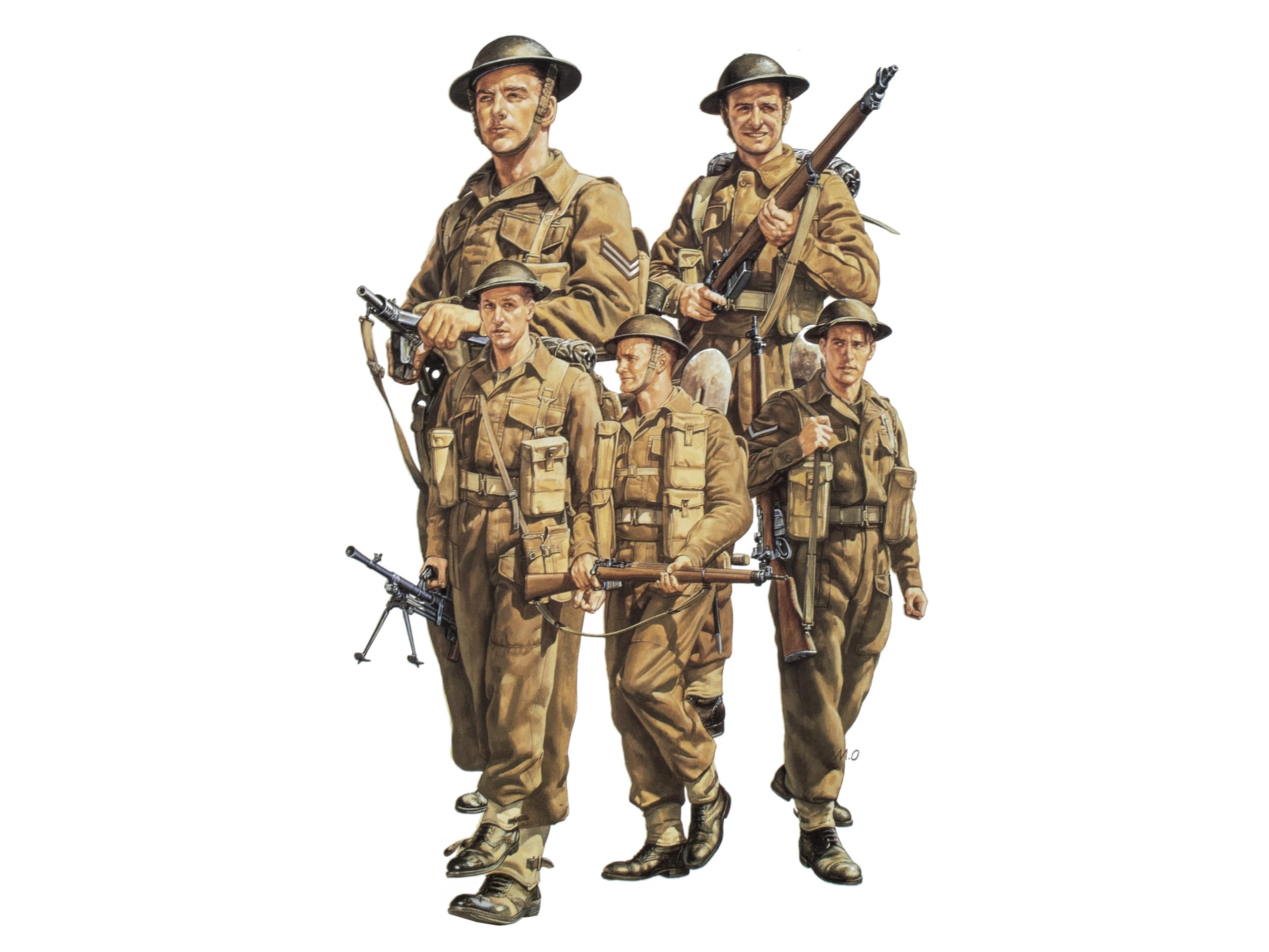 Tamiya WWII British Infantry Patrol Group 1:35 Plastic Model Assembly Kit