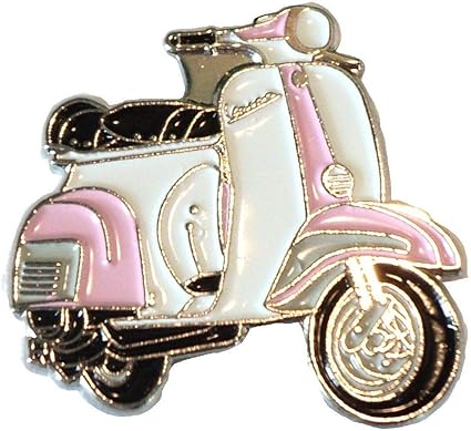 pink and white scooter