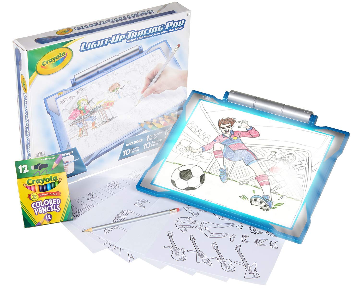 crayola tracing pad blue