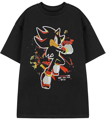 SONIC THE HEDGEHOG ブラック半袖Tシャツ L ステッカー付き SONIC THE HEDGEHOG ブラック半袖Tシャツ L ステッカー付き Sonic The