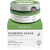 Handmade Organics Comfrey Salve 3.5oz – Natural Herbal Balm for Bones, Muscles, Joints, Knees & Skin - Made In USA - Handcrafted with Slow-Infused Herbs & Mineral-Rich Ingredients for Daily Skin