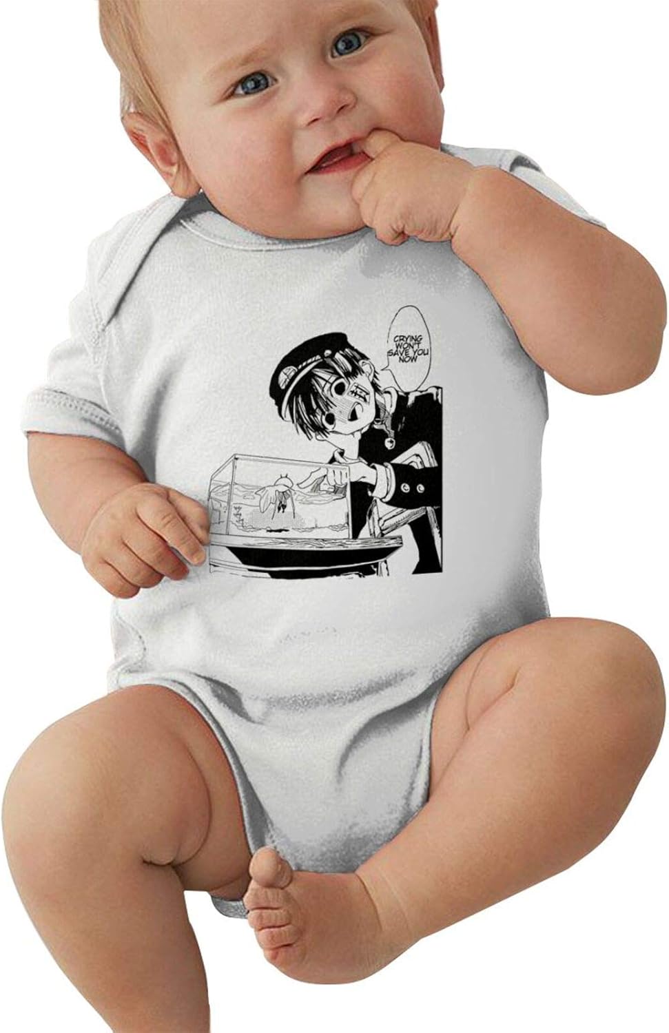 Amazon Com 8640 Han Ako Kun Anime Short Sleeve Bodysuit Baby Creeping Suit Toddler Shirt Tee Clothing
