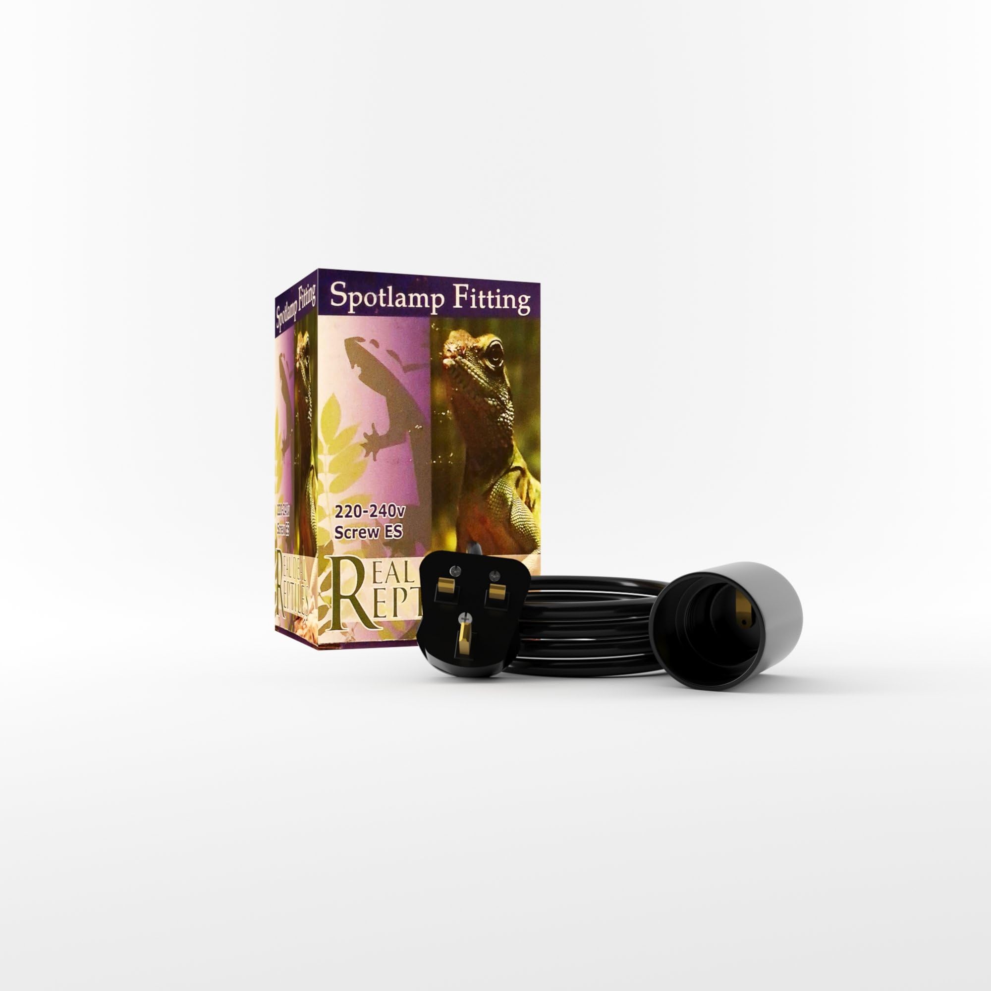 Real Deal Reptile Screw-Fit Lamp Fitting with Plug