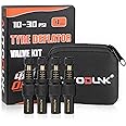 AUTODUNK Adjustable Auto-Stop Tire Deflator Valve Kit, 10-30 PSI Air Down Tool Offroad Accessories, 4 PCS
