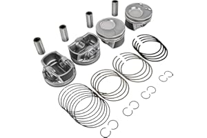 PHILEMONIX 230412E210 4 Pcs Engine Piston & Rings Set Compatible with 2014-2019 Hyundai Elantra GT Tucson Soul Forte Koup Forte5 23041-2E210 23041-2E200