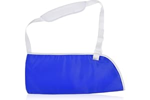 Wanmu Arm Sling for Women and Men, Shoulder Brace Immobilizer, Comfortable Medical Sling for Shoulder Injury, Arm Sling with Lightweight and Breathable, Broken, Dislocated, Fracture, Strain (Blue)