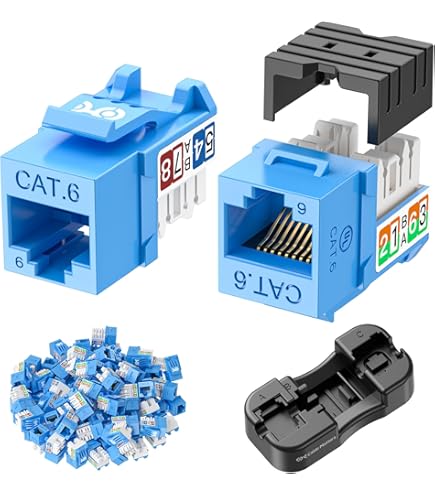 Amazon.com: Panduit CJ688TGBU Mini-Com TX6 Plus Giga-Channel Cat6