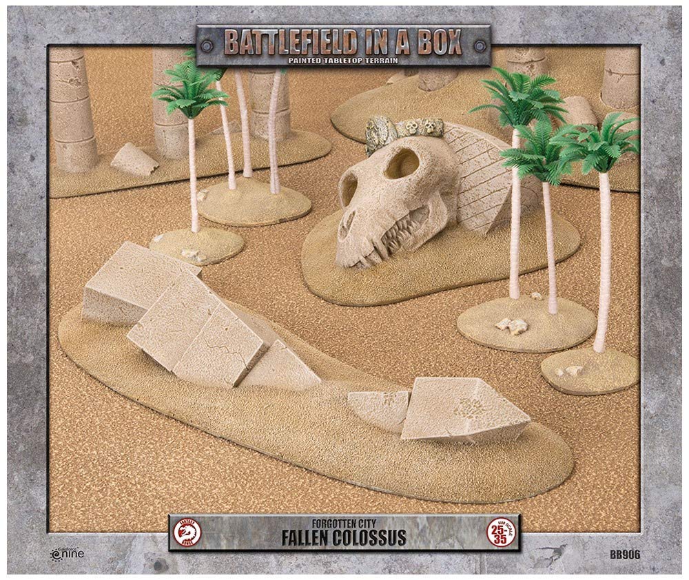 Gale Force Nine Battlefield in a Box - Forgotten City Fallen Colossus (BB906)