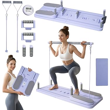 Pilates Board Reformer 2024 - Pliable - Multi-usages - Bleu Sarcelle - Neuf