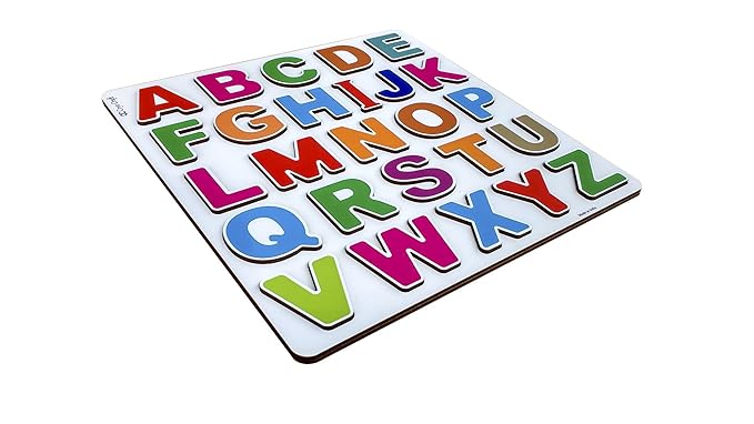 Cryo Craft Wooden Alphabet Puzzle Board (29 x 29 x 0.9 cm)