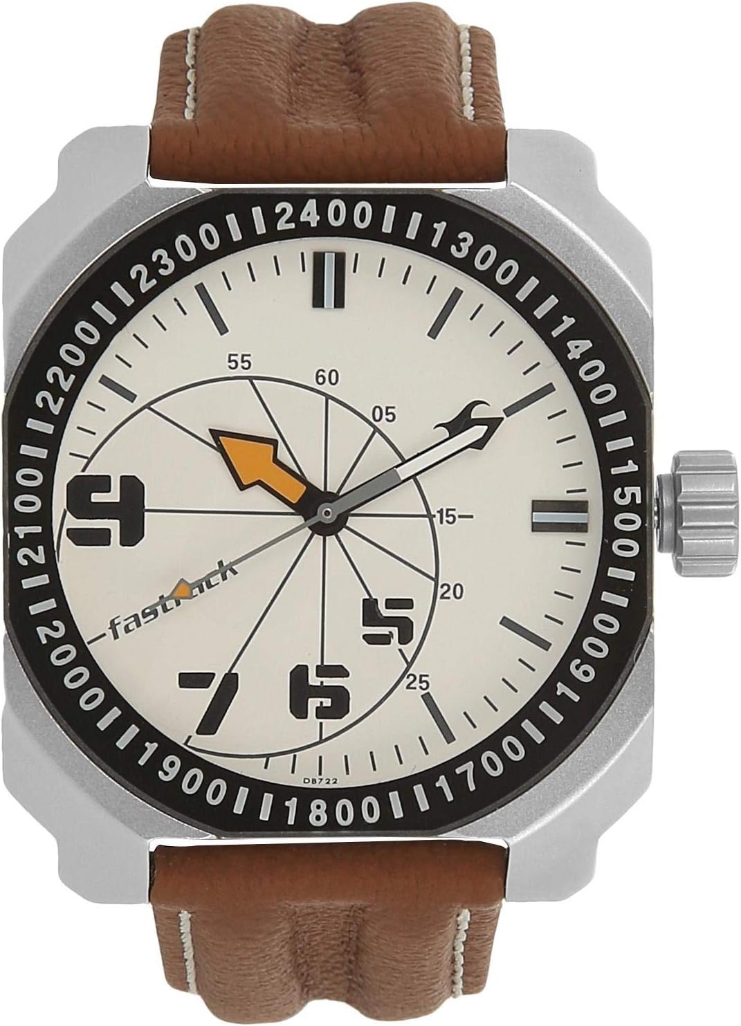 Fastrack Men's White Dial Leather Band Watch 3083SL01 Buy Online at Best Price in UAE Amazon.ae