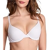 Victoria's Secret Women's Pink Wear Everywhere Push Up Bra, Bras for Women, VS White, 32DDD