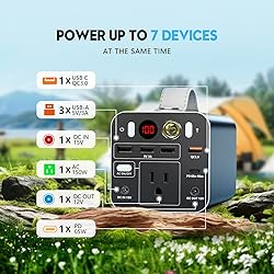 Powdeom 150W Portable Power Station, 42000mAh/155Wh