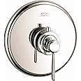 AXOR Montreux Classic Timeless Auto Temperature Control 1-Handle 7-inch Wide Thermostatic Shower Trim for Rough-in Valve in Polished Nickel, 16824831
