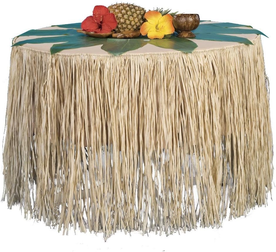 Hawaiian Ti Leaves Table Decor, 5 Piece, 2 Feet by 7 Inches