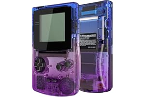 IPS Ready Upgraded eXtremeRate Gradient Translucent Bluebell Replacement Shell Full Housing Cover Buttons for Gameboy Color – Fit for OSD IPS & Regular IPS & Standard LCD –Console & IPS Screen Without