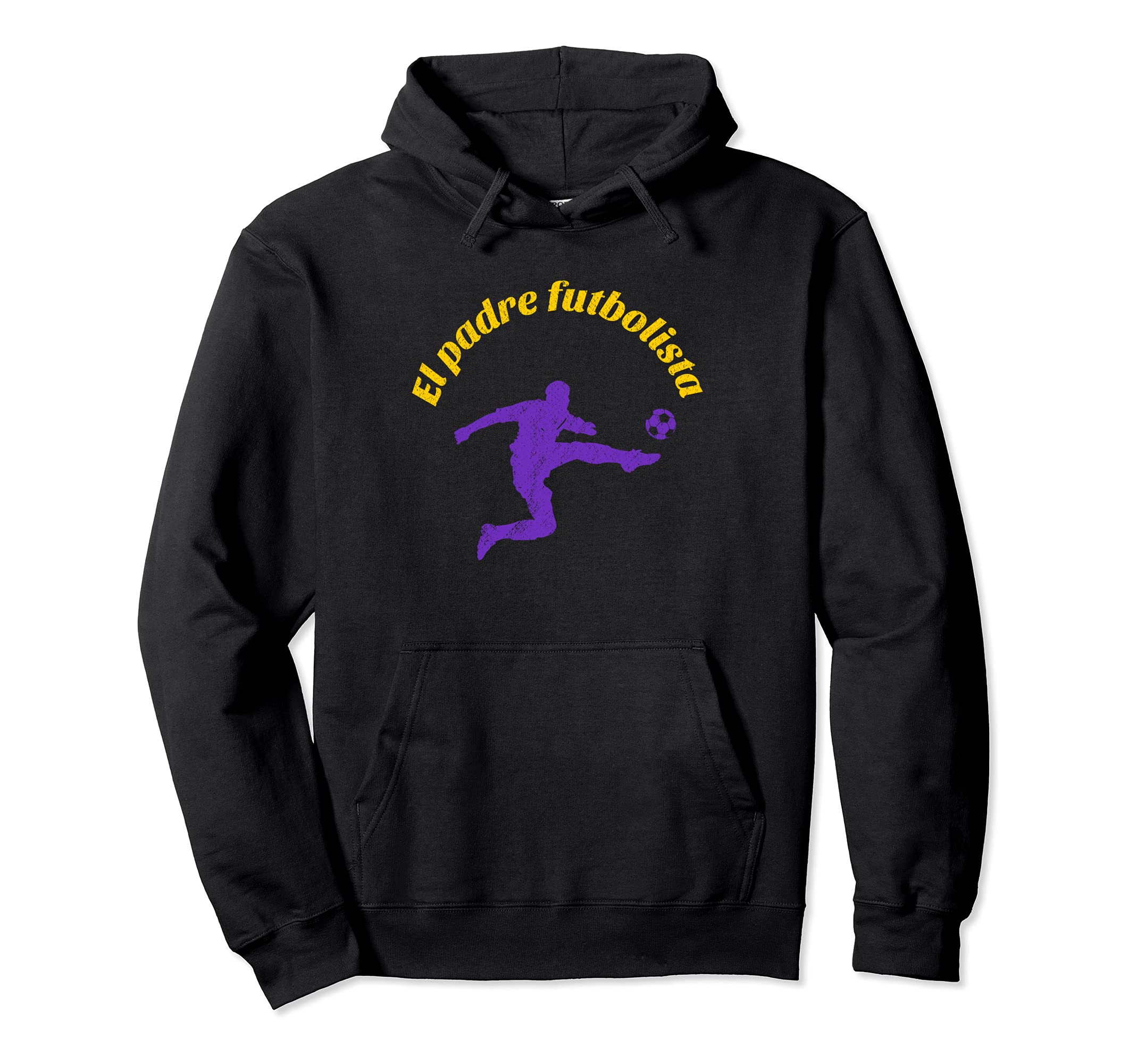 El Padre Futbolista Football Dad Pullover Hoodie