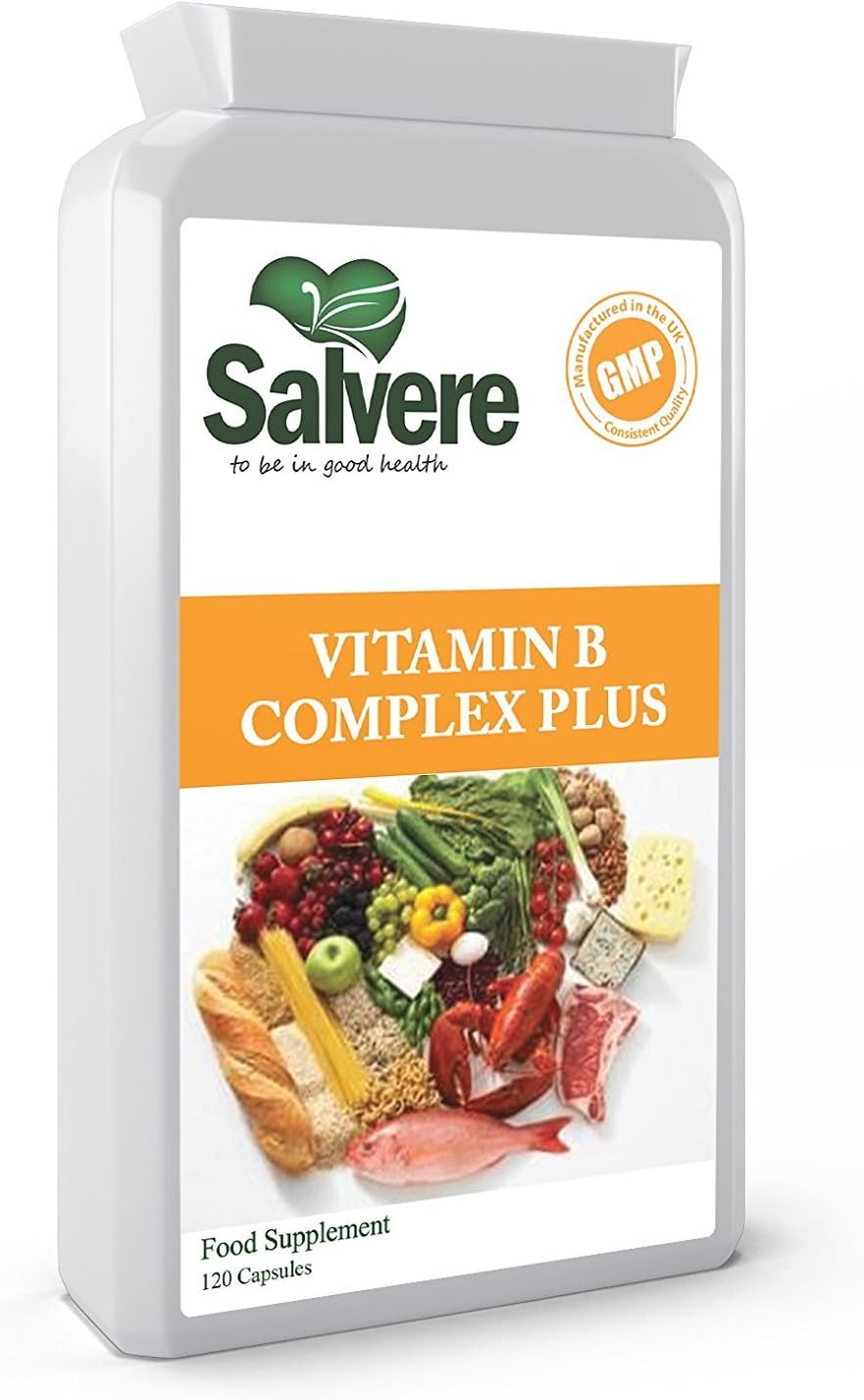Vitamin B Complex Contains Complete B Vitamins, D-Biotin & Folic Acid