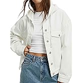 EMMIOL Barn Jean Jacket for Women Zipper Fall 2025 Clean Fit Long Sleeve Denim Jackets