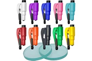 Wozugoy Window Breaker Seatbelt Cutter, Glass Breaker and Seatbelt Cutter are Emergency Escape Tool car Essentials List, Break Window Emergency Tool Family car Accessories Pack of 10 Colors