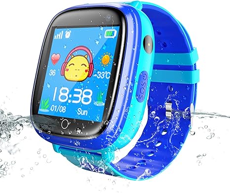 Jaybest Kinder Smartwatch Ip67 Impragniern 1 44 Touch Amazon De Elektronik