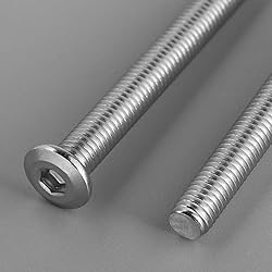 BNUOK M6-1.0 x 8mm Flat Head Hex Socket Cap Screws