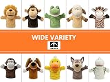 LOMTRATS Animal Hand Puppets for Kids Includes Wolf Tiger Lion Monkey view 8