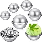 10 Pieces Metal Bath Bomb Molds Soap Press Tray 4
