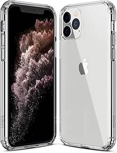 Mkeke Compatible With Iphone 11 Pro Max Case Clear Iphone 11 Pro Max Cover Shock Absorption Phone Cases 6 5 Inch Cell Phones Accessories Amazon Com