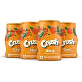 Crush, Orange, Liquid Water Enhancer &ndash; New, Better Taste! (4 Bottles, Makes 96 Flavored Water Drinks) &ndash; Sugar Free, Zero Calorie