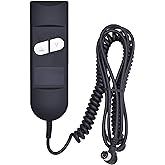Fromann Recliner Remote Hand Control 2 Button 5 Pin for Lift Sofa Chair | Electric Recliner Replacement Parts, 90 &deg; Power Recliner Remote, Electric Power Lift Chair Remote Replacement