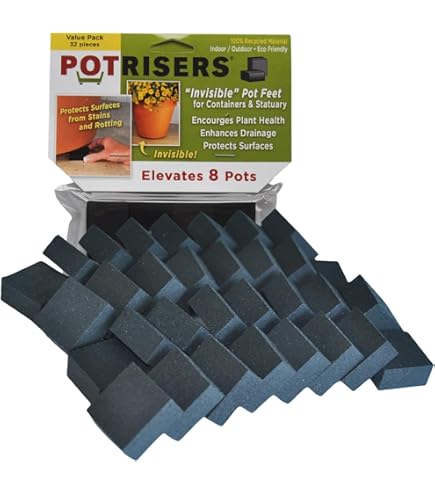 thumbnail image 2 of Flower Pot Feet And Risers - 12 Pieces Planters For Outdoor Pots, Plant 2 of 14