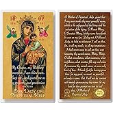 THE SAINTS COLLECTION Our Lady of Perpetual Help Laminated Prayer Cards pack of 20