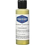 Americolor Amerimist Edible Paint and Airbrush Food Color, 4 1/2-Ounce, Gold Sheen