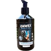 onwex Invisible Protective Gloves Shield Gel, Water Based Hand Barrier Protection for Mechanics, Painters, Contractors, Detailers &amp; Industrial Workers 10.1 FL OZ