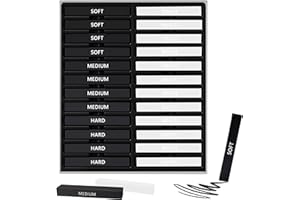 Dlicoda 24 Pcs Compressed Charcoal Sticks with Soft, Medium, Hard and White Charcoal, Square Charcoal Stick Kit for Drawing, Sketching and Shading (12 Black and 12 White)