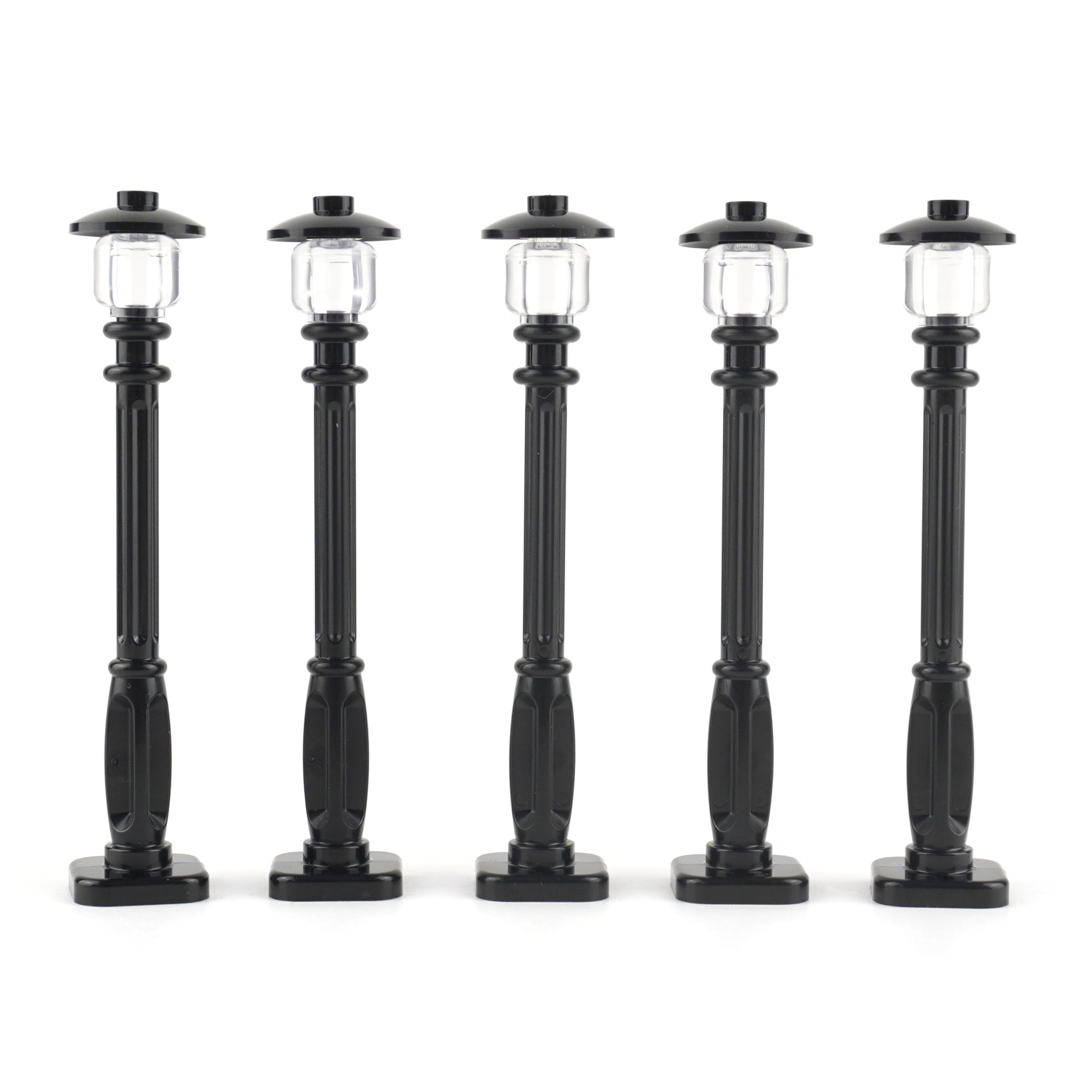MAXZONE TOYS_AND_GAMES 5 x Custom Lanterns Black for LEGO City (Adult)