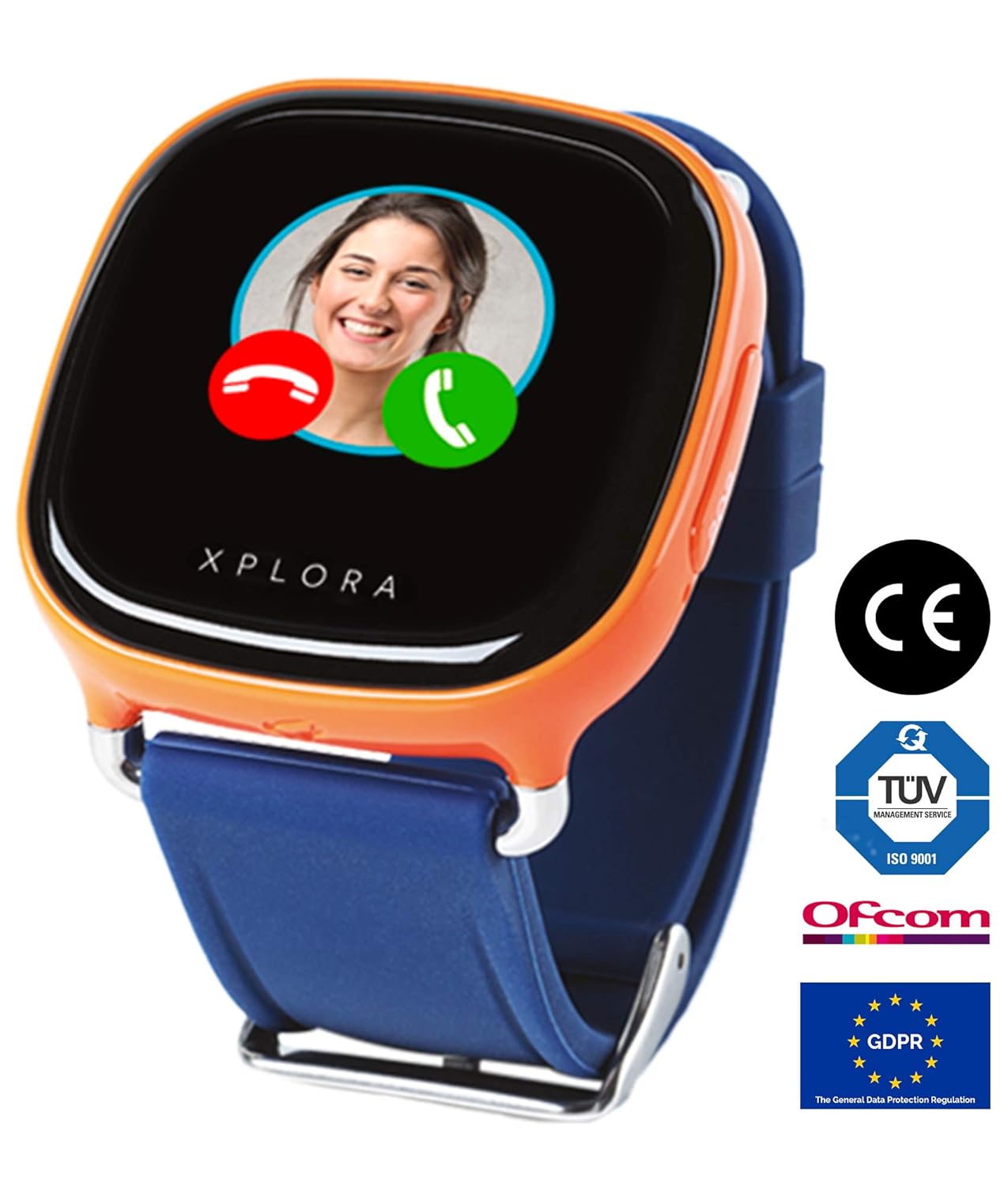 XPLORA Smartwatch para niños, SIM no incluida (NARANJA)